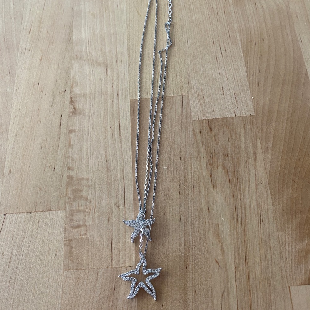 Swarovski Double Starfish Necklace